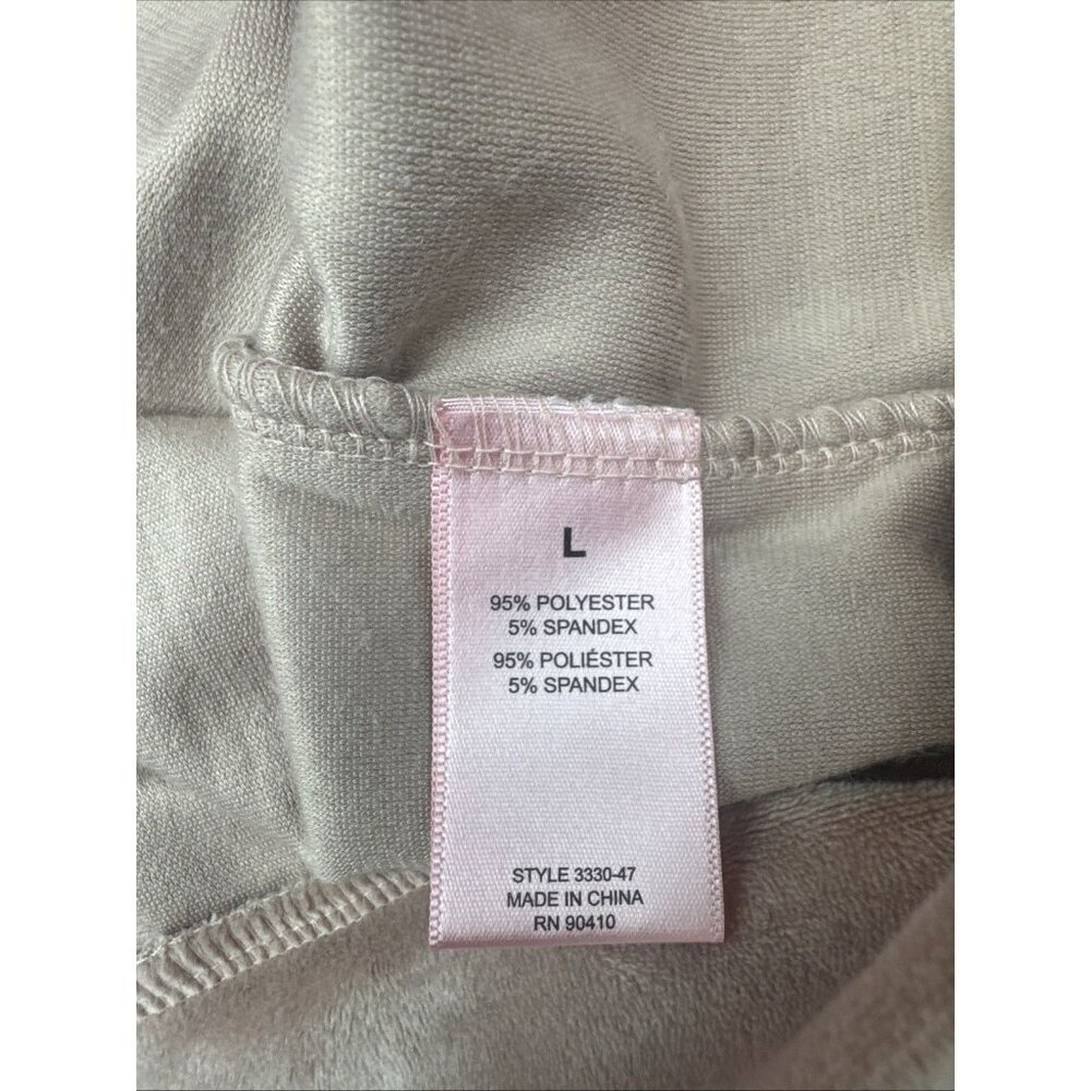 Juicy Couture Embellished Velour Sleep Lounge Wear Long Sleeve Top Sz L Cozy - Picture 6 of 9